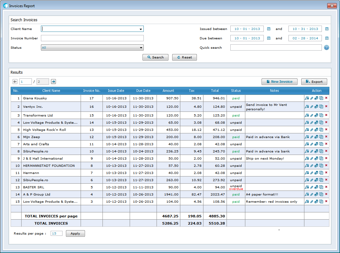 macfreelance invoice and billing software