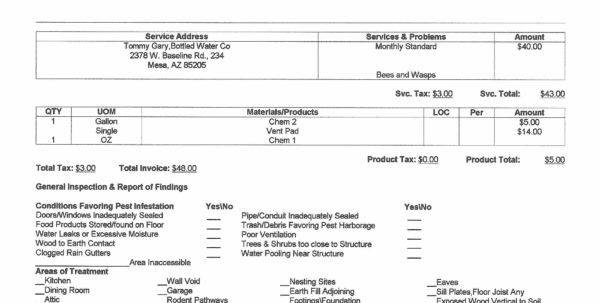 Handyman Invoice Spreadsheet Templates for Busines Business Invoice ...