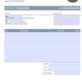 Hourly Invoice Template Openoffice