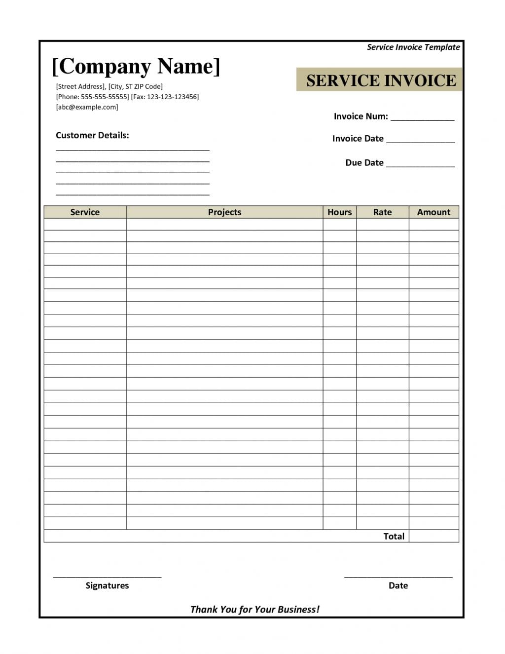 How To Make An Invoice In Google Docs Excelxo
