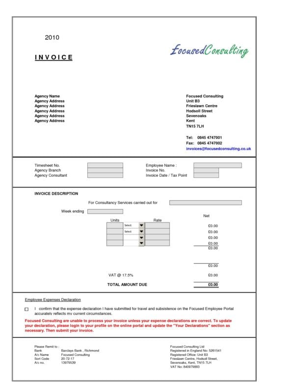 invoice template for consulting services excelxo com