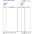 Labor Invoice Template Free