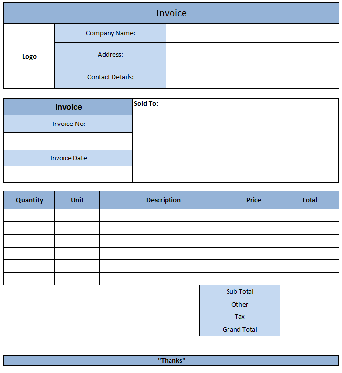 lawn care invoice sample