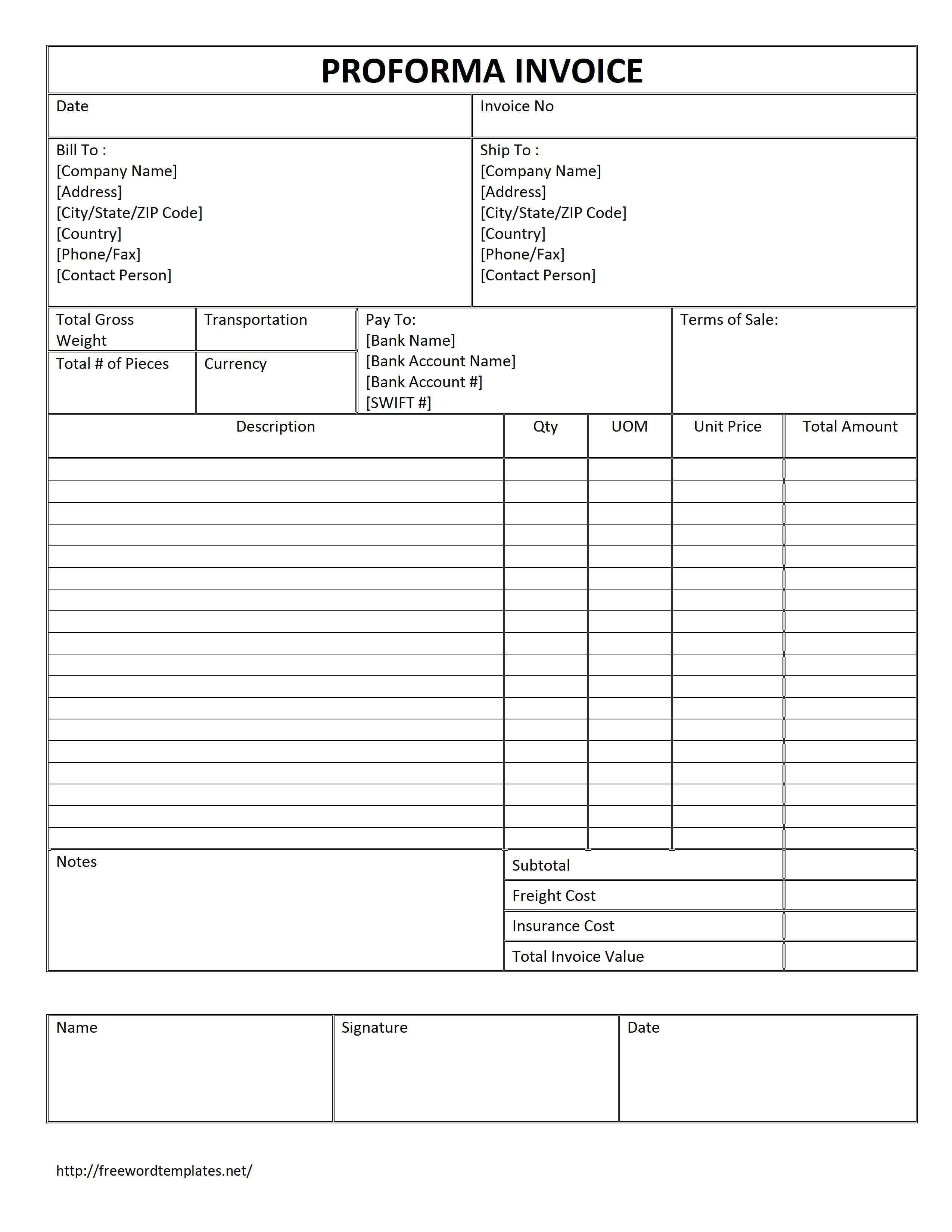 microsoft excel invoice template free