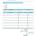 Microsoft Office Sales Invoice Template