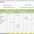 Microsoft Spreadsheet Template