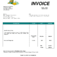 Monthly Rent Invoice Template