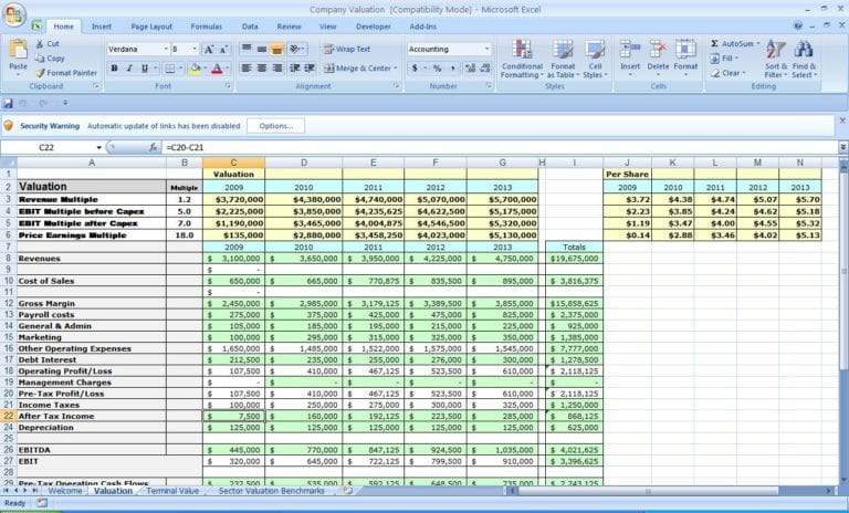 uses for the microsoft excel spreadsheet