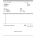 open office invoice template