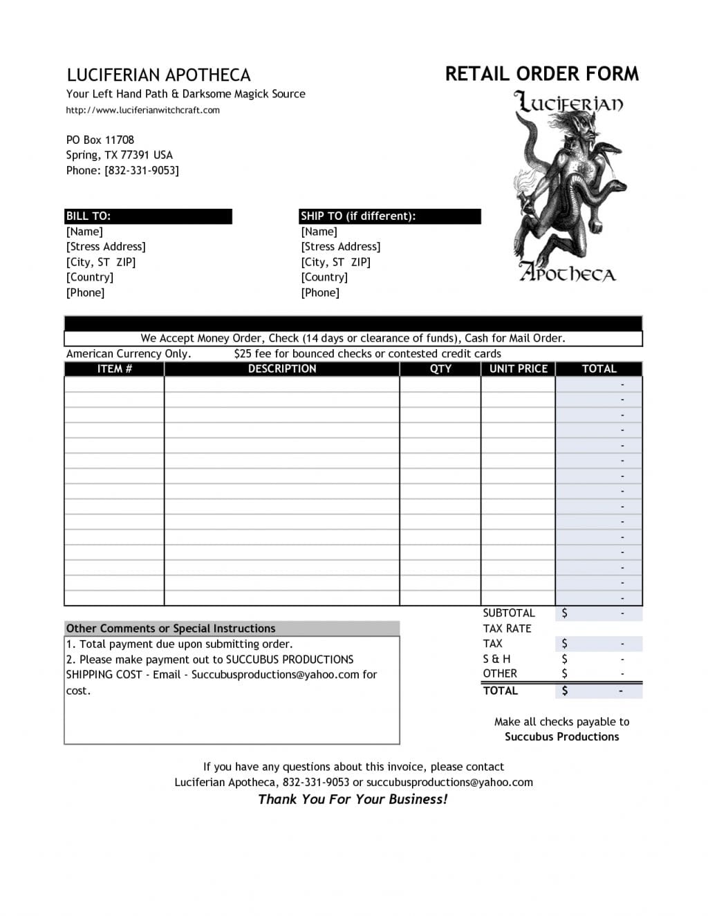 Invoice Template Open Office Free