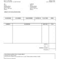 Payment Invoice Template Word
