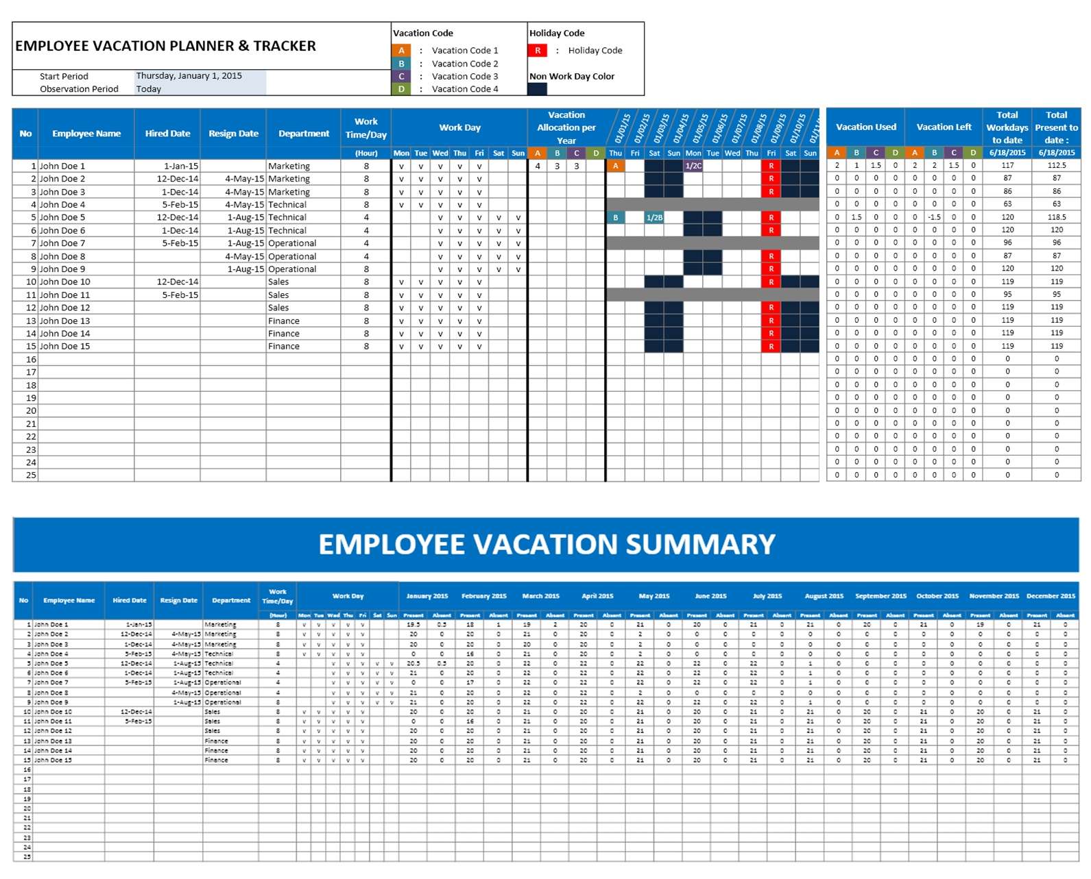 excel project management templates