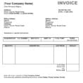 Purchase Order Template Open Office
