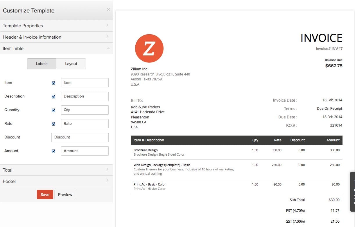 invoice to go vs quickbooks