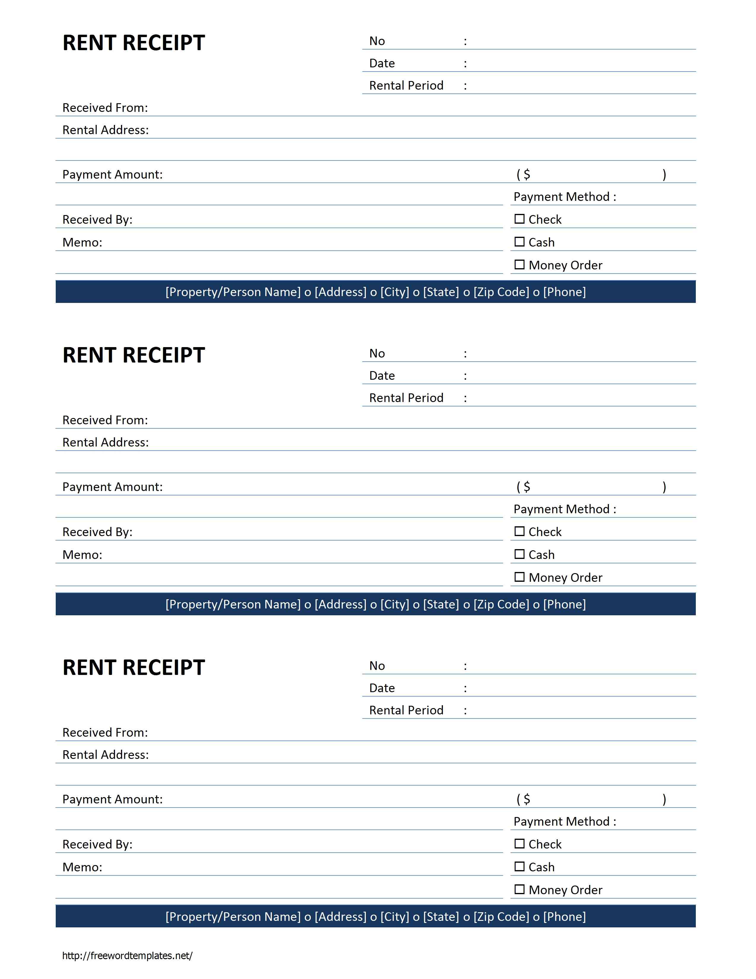 Rental Invoice Form