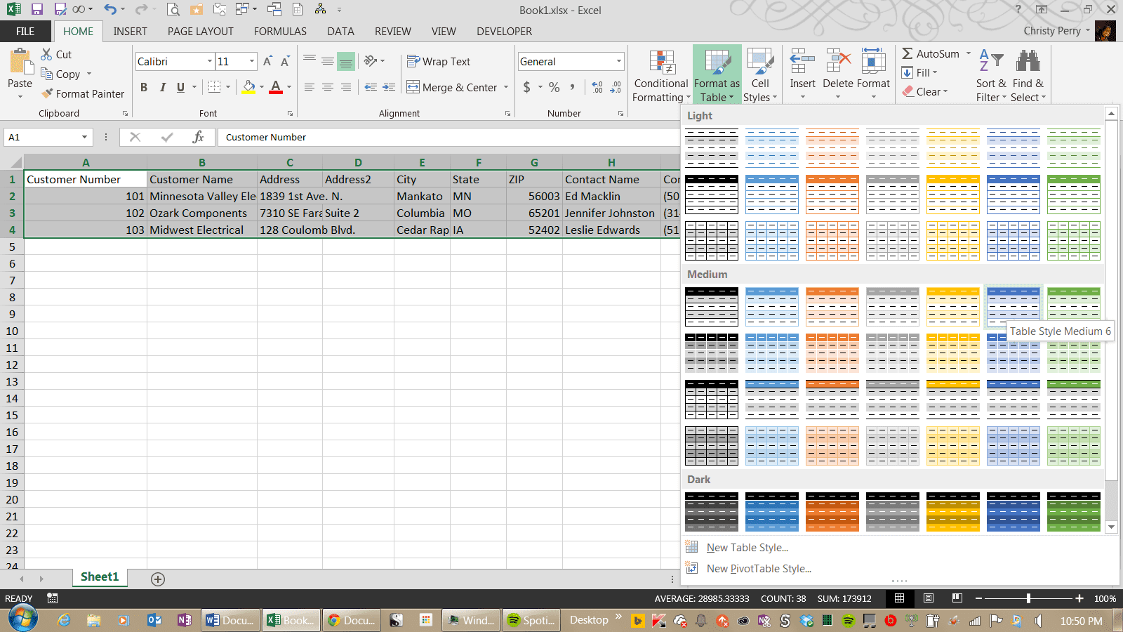 Data Spreadsheet Template —