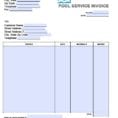 service invoice template