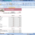 Wedding Budget Spreadsheet Uk