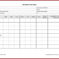 Weekly Timesheet Template Excel Free Download