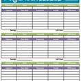 Monthly Budget Form Fillable