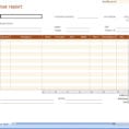 Sample Spreadsheet for Tracking Expenses