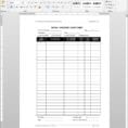 Inventory Control Template With Count Sheet 2