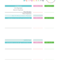 simple monthly bill spreadsheet