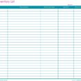 small business inventory spreadsheet template 2